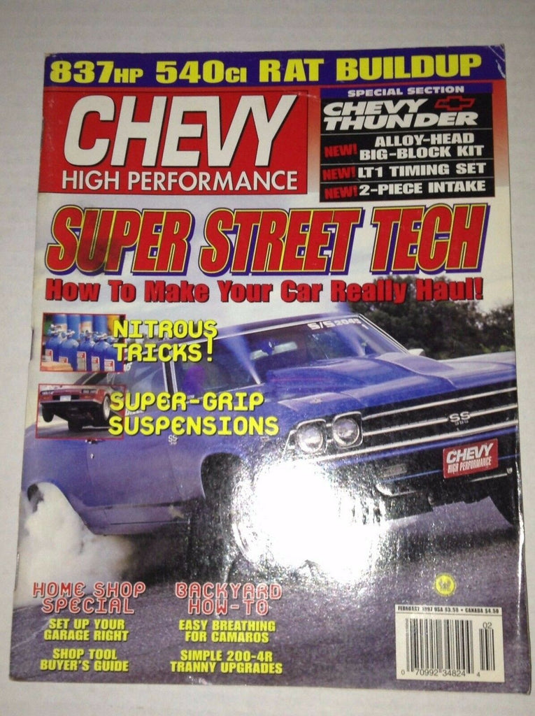 Chevy High Performance Magazine Nitrous Tricks February 1997 030717NONRH