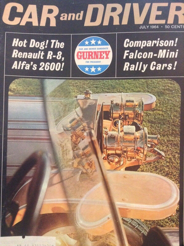 Car And Driver Magazine The Renault R-8 Alfa's 2600 July 1964 042518nonrh