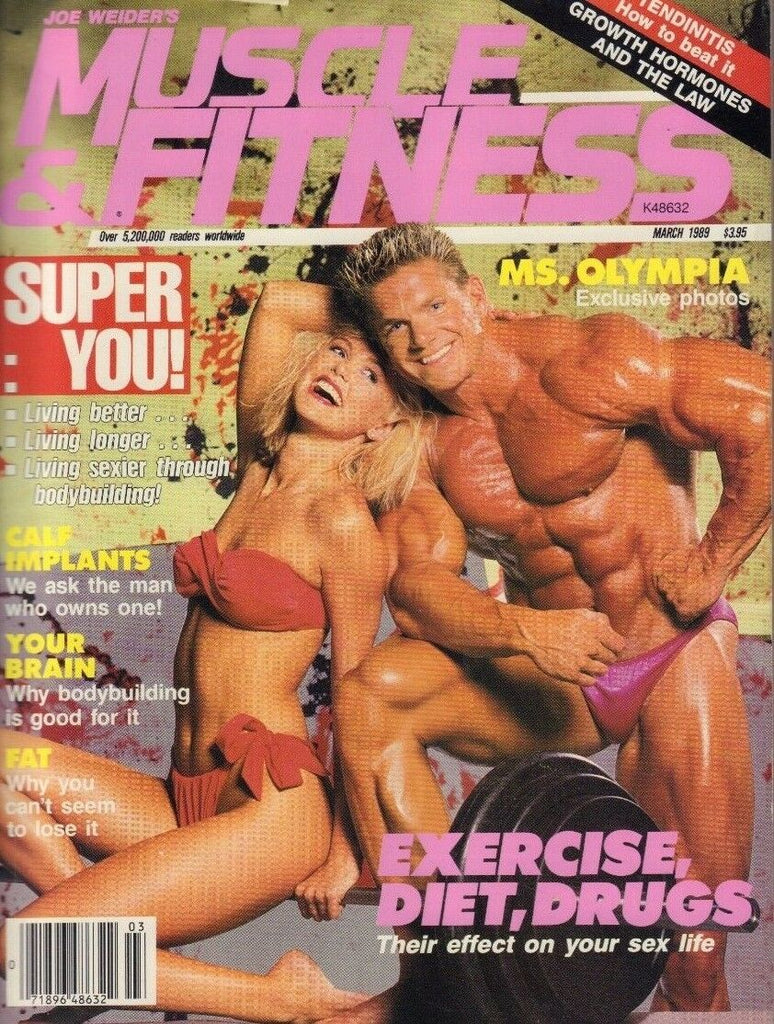 Muscle & Fitness March 1989 Lisa Stahl Troy Zuccolotto Mike Hays 121318DBE
