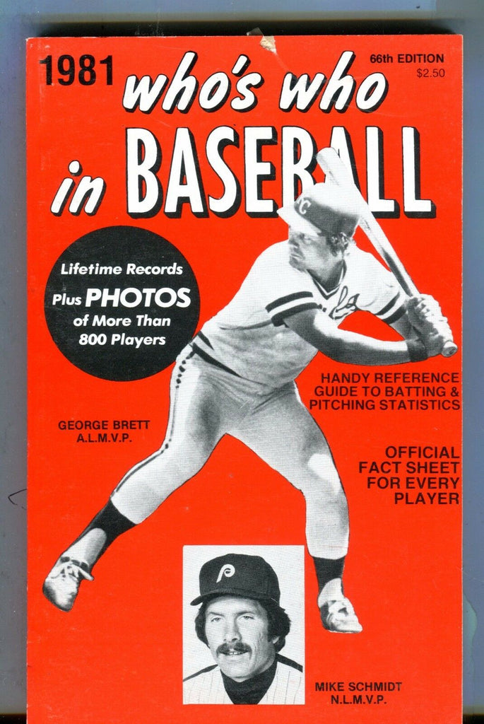 1981 Who's Who In Baseball George Brett EX 060117nonjhe