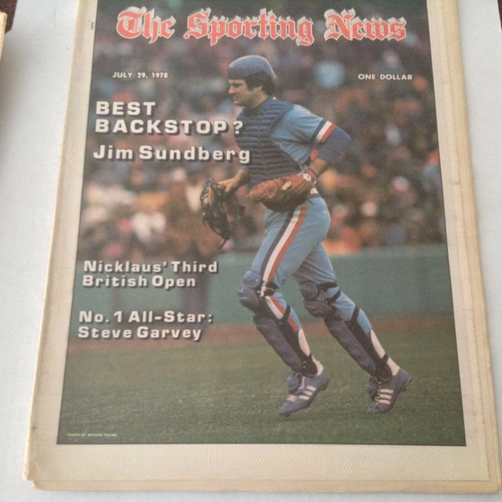 The Sporting News Magazine Jim Sundberg Nicklaus July 29, 1978 062117nonrh