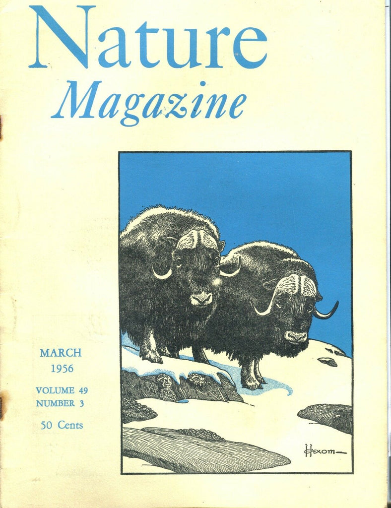 Nature Magazine March 1956 EX w/ML On Back 012017jhe