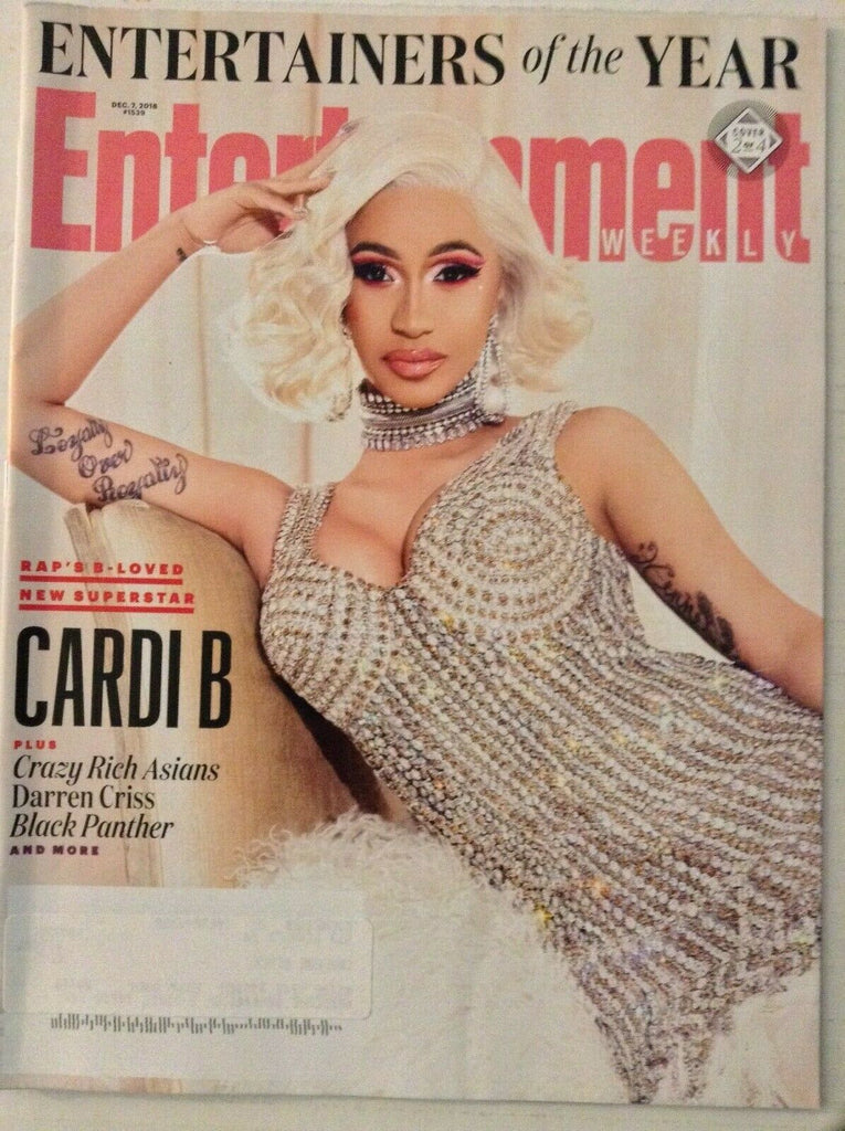 Entertainment Weekly Magazine Cardi B Crazy Rich Asians Dec 7, 2018 022219nonrh