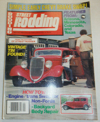 Street Rodding Magazine Backyard Body Repair Winter 1982 010515R
