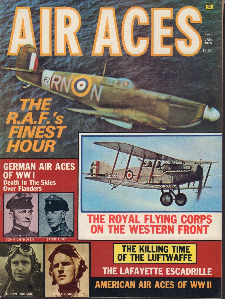 Air Aces Magazine January 1976 Royal Air Force Glenn Duncan 081917nonjhe