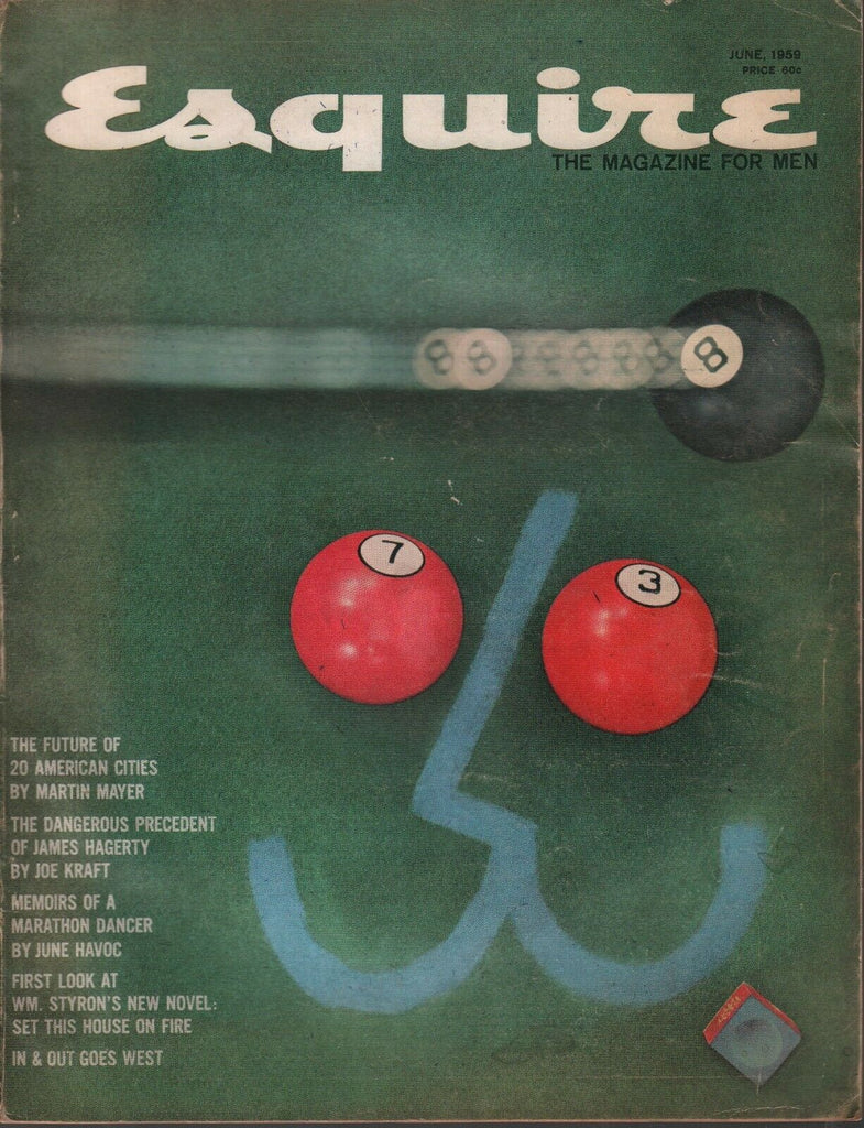 Esquire Magazine June 1959 James Hagerty WM Styron Martin Mayer 031920AME