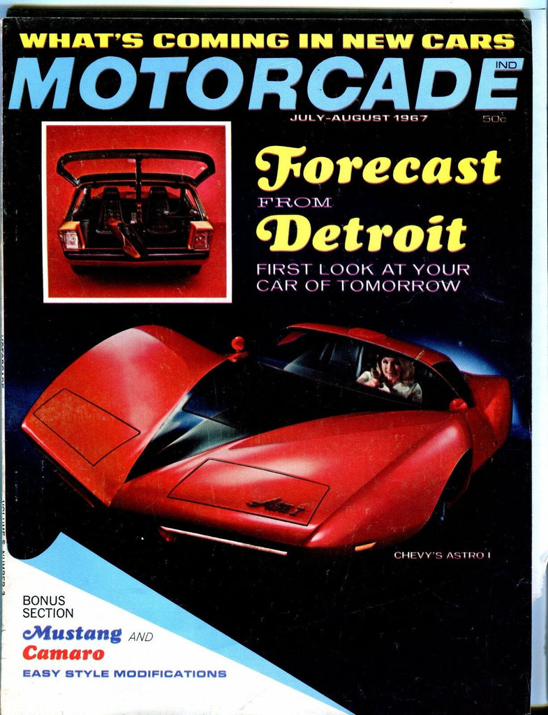 Motorcade Magazine July/August 1967 Chevy Astro I EX 041317nonjhe
