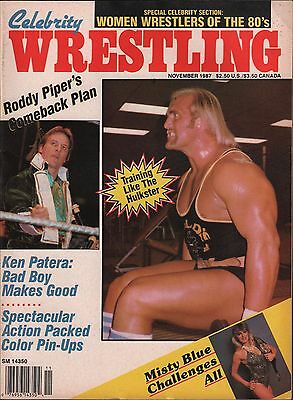 Celebrity Wrestling November 1987 Roddy Piper, Hulk Hogan VG 012116DBE