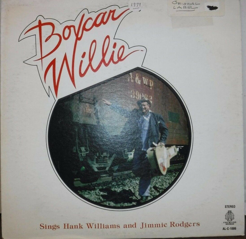 Boxcar Willie sings Hank Williams and Jimmie Rodgers orig. label 103016LLE