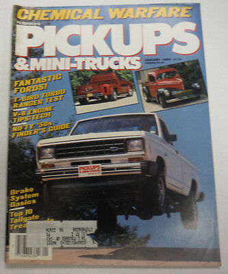 Pickups & Mini-Trucks Magazine T-Bird Turbo Ranger Test January 1985 072415R