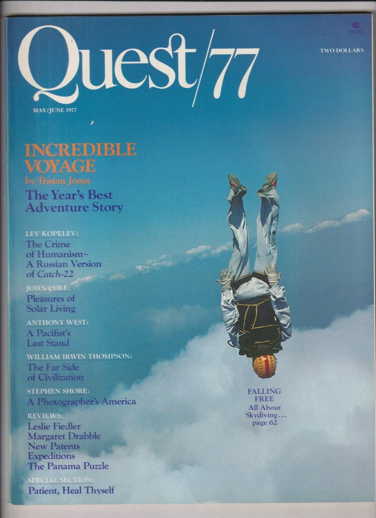 Quest Magazine Skydiving & John Cole Lev Kopelev May/June 1977 022420nonr