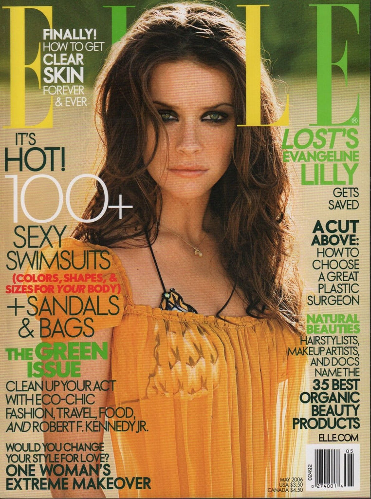 ELLE Magazine May 2006 Evangeline Lilly Sheryl Nields 062218DBE
