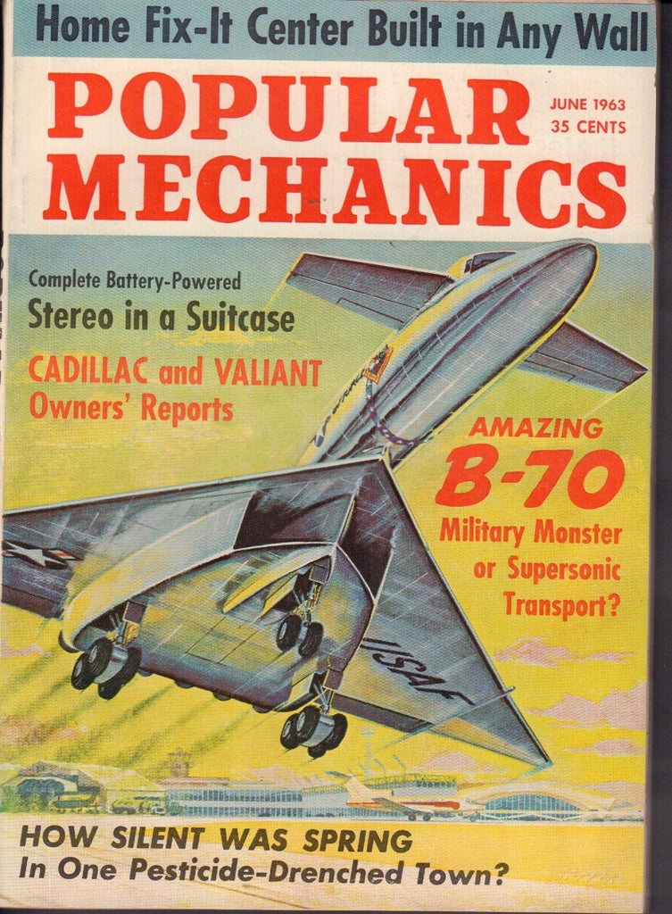 Popular Mechanics Magazine June 1963 B-70 Cadillac Valiant 081917nonjhe