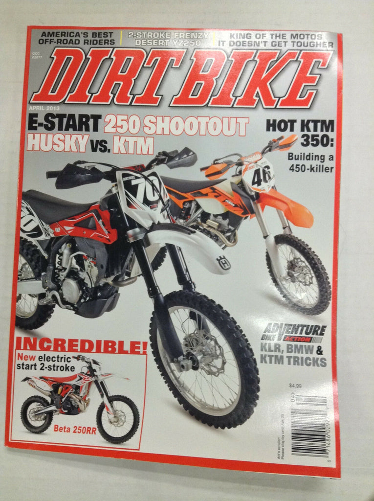 Dirt Bike Magazine E-Start 250 Shootout Husky Vs KTM April 2013 032817nonR
