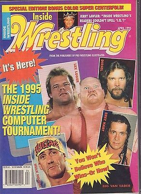 Inside Wrestling April 1995 Lex Luger, Diesel VG 050616DBE