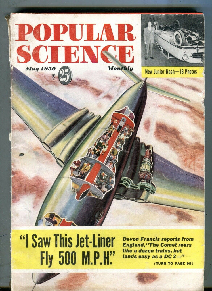 Popular Science Magazine May 1950 500 MPH Jet-Liner 063017nonjhe2