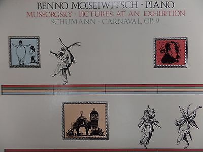 Benno Moiseiwitsch Piano Mussorgsky Schumann 33RPM 011416 TLJ