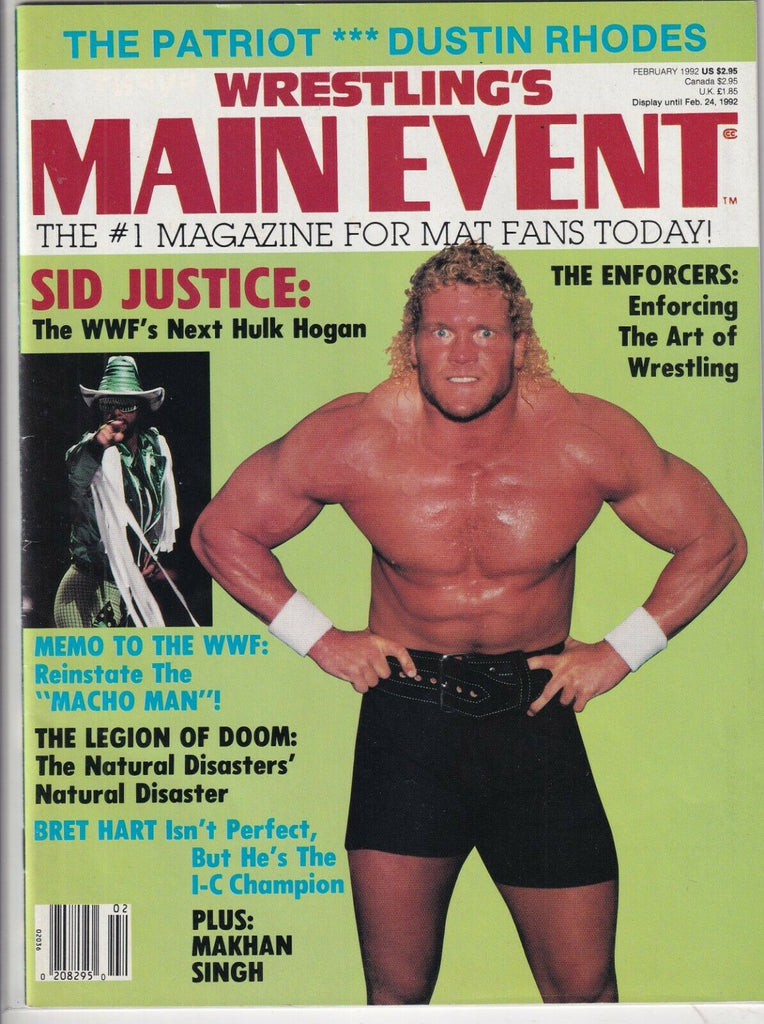 Wrestling's Main Event Sid Vicious Legion Of Doom February 1992 091519nonr