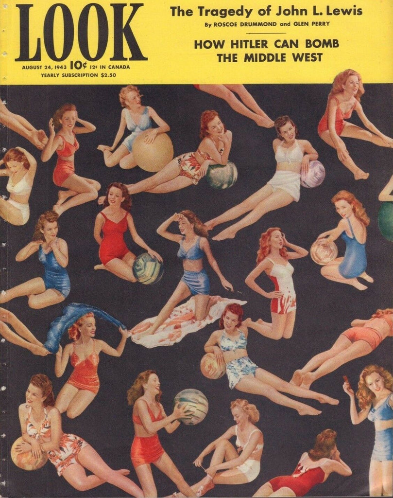 Look August 24 1943 John L Lewis Roscoe Drummond Glen Perry 010719DBE