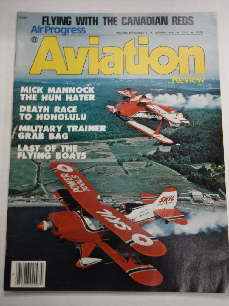 Aviation Review Magazine Mick Mannock Spring 1978 121416R