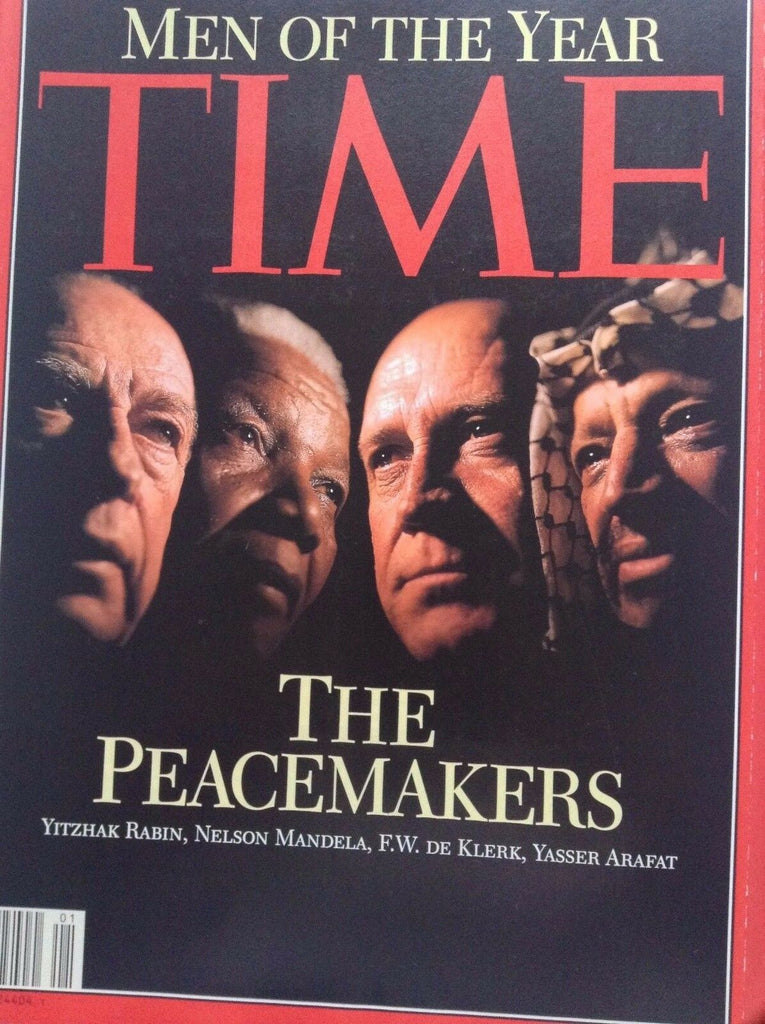 Time Magazine The Peacemakers Nelson Mandela January 3, 1994 091817nonrh