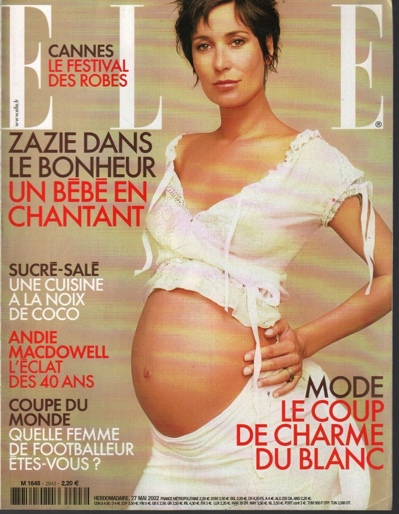 Elle French Fashion Magazine May 27 2002 Andie Macdowell 091520ame