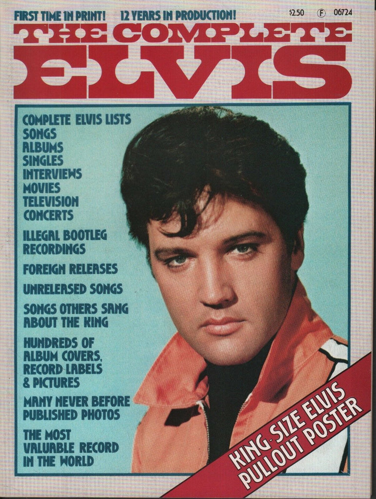 Thee Complete Elvis Presley Magazine 1977 with Poster 032618DBE3