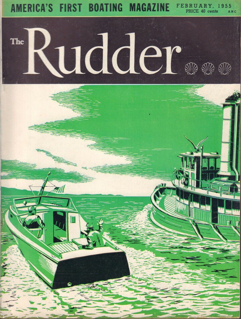 The Rudder February 1955 Yawl Infanta Haulder hudgins 032217nonDBE