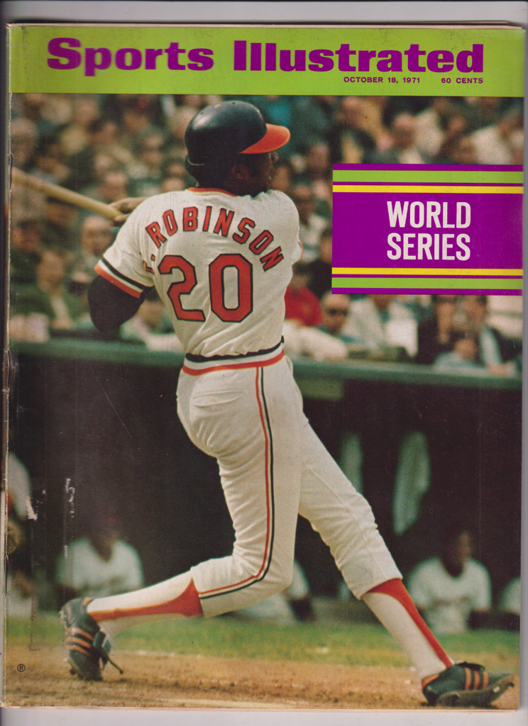 Sports Illustrated Mag Jackie Robinson World Series October 18, 1971 012920nonr