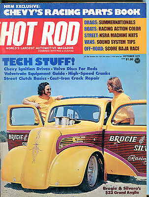 Hot Rod Magazine October 1975 Brogie & Silvera Grand Anglia EX 071916jhe