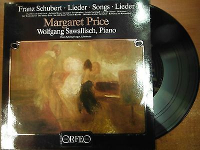 33 RPM Vinyl Franz Schubert Lieder Margaret Price ORFEO Records Stereo 022415SM