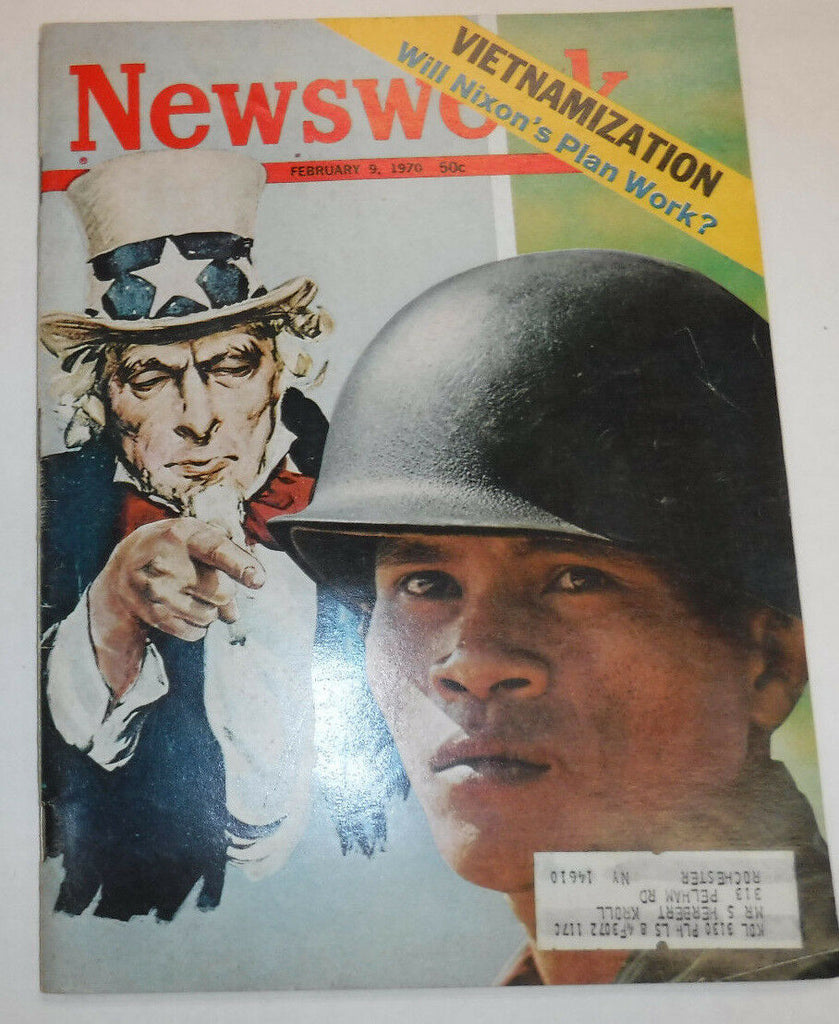 Newsweek Magazine Vietnamization Richard Nixon February 9, 1970 101816R2