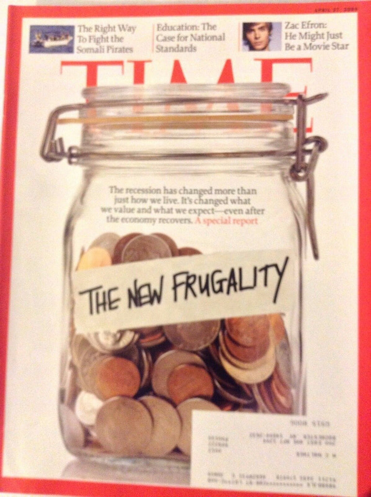 Time Magazine The New Frugality Recession April 27, 2009 081017nonrh