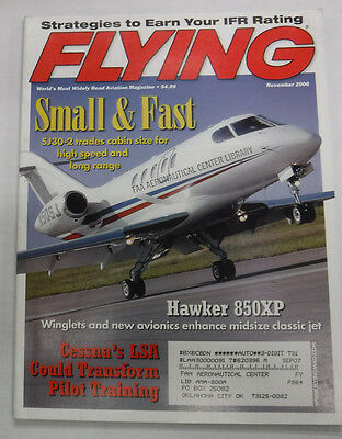 Flying Magazine Hawker 850XP Cessna's LSA November 2006 FAL 082115R2