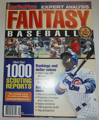 Fantasy Baseball Magazine Rankings And Dollar Values Manual 2003 011315R2