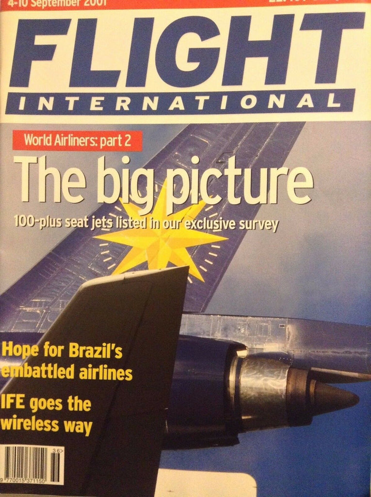 Flight International Magazine 100 Plust Seat Jets September 2001 FAL 091717nonrh