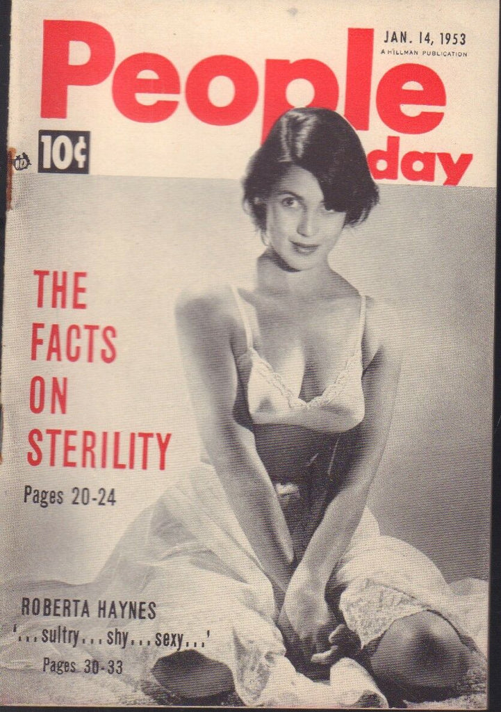 People Today Digest January 14 1953 Roberta Haynes Cheesecake Pin Up 091318AME