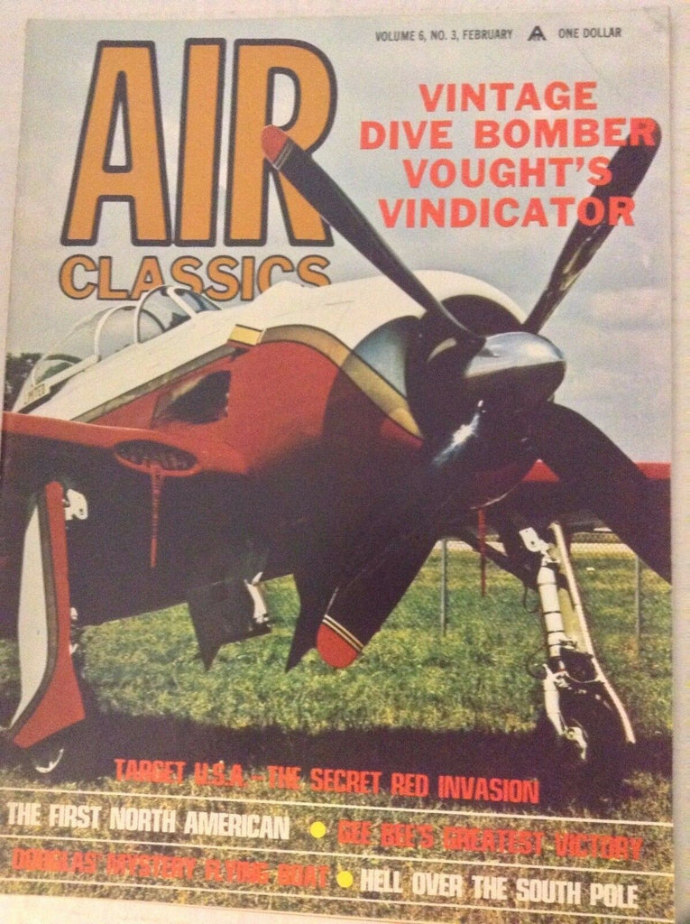 Air Classics Magazine Vintage Dive Bomber Vought February 1970 082317nonrh
