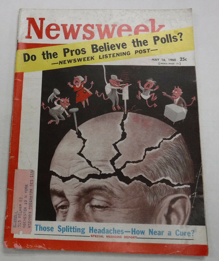 Newsweek Magazine Do Pros Believe The Polls May 16, 1960 100716R2