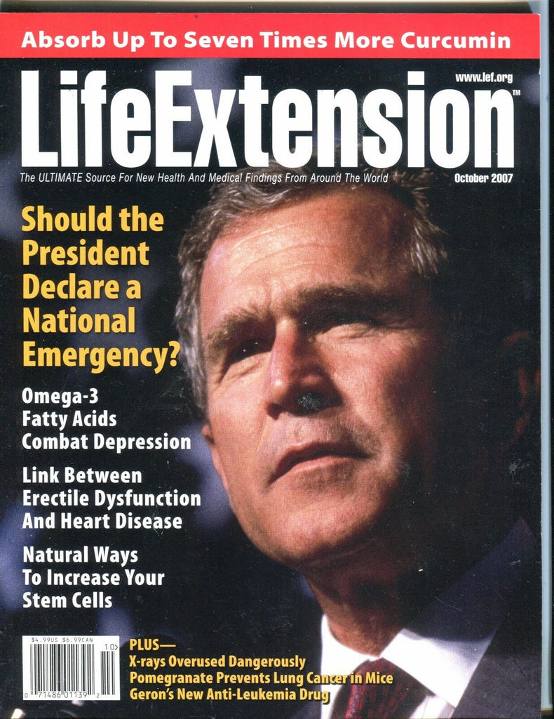 Life Extension Magazine October 2007 George Bush EX No ML 050817nonjhe