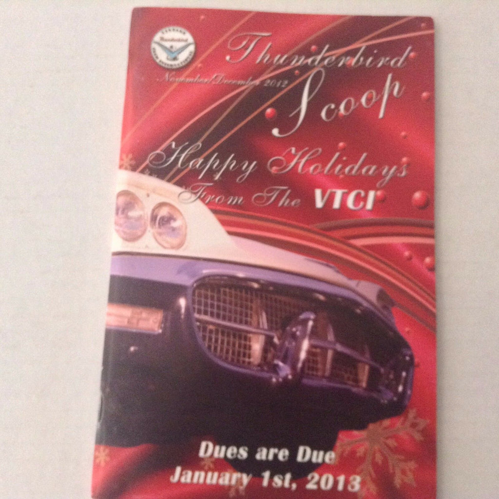 Thunderbird Scoop Magazine Dick's Classic Garage December 2012 062317nonrh