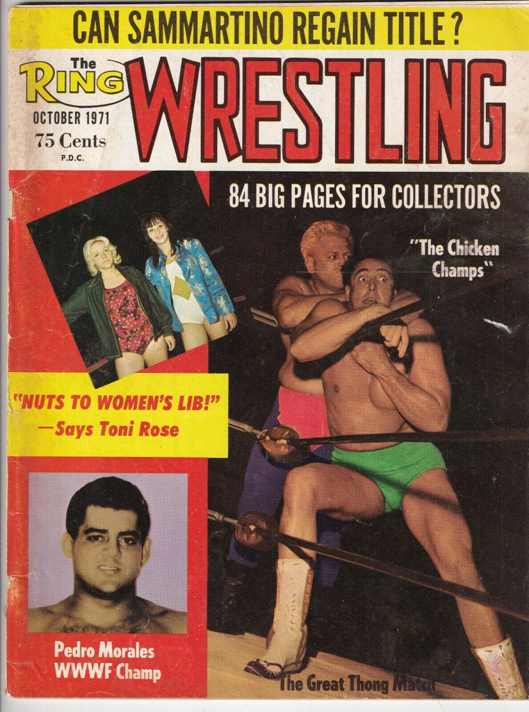 The Ring's Wrestling Magazine Toni Rose Pedro Morales October 1971 061419nonr