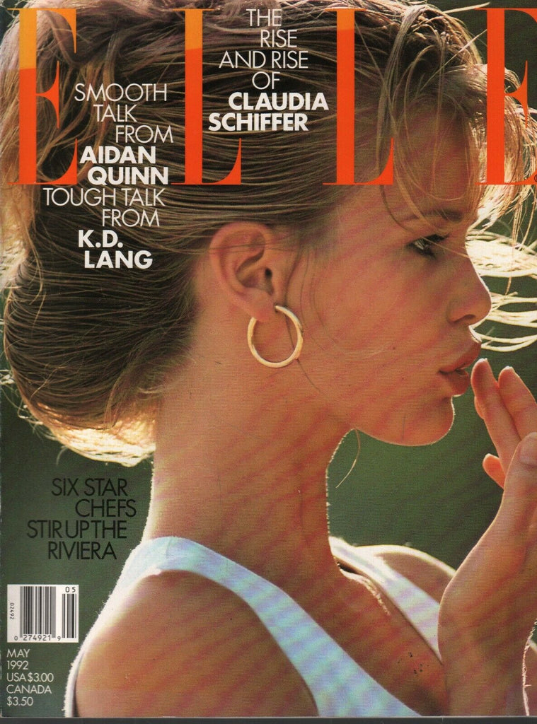 Elle Fashion Magazine May 1992 Claudia Schiffer KD Lang 101220ame2