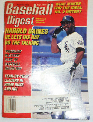 Baseball Digest Magazine Harold Baines Ideal No.2 Hitter September 1996 020315R