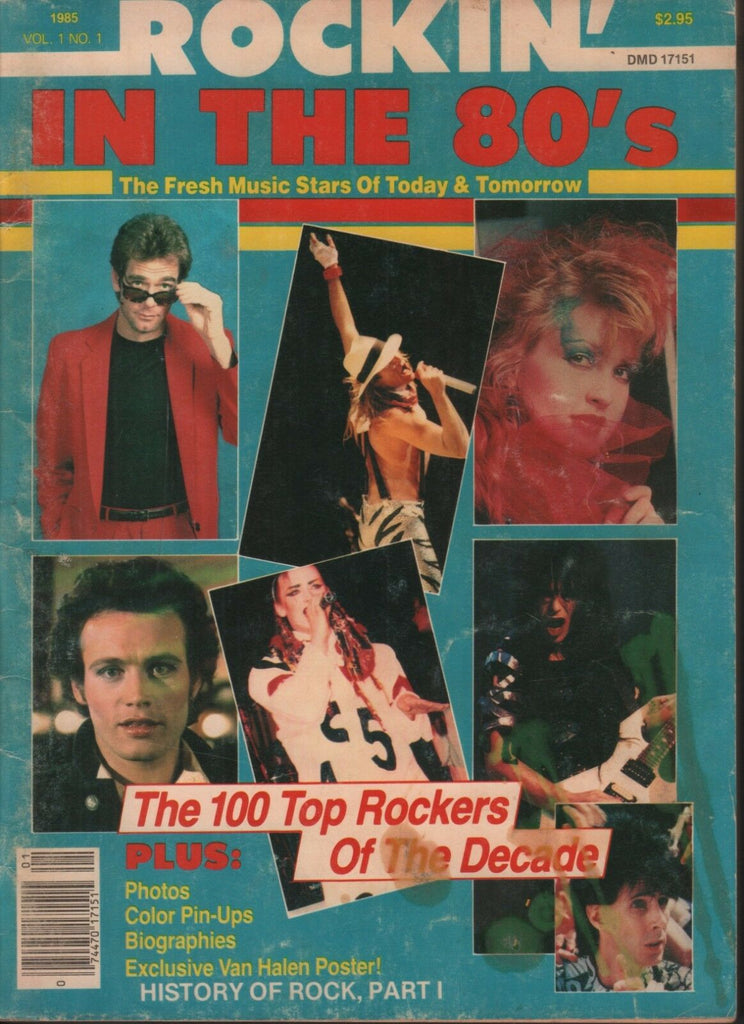 Rockin' In The 80's Vol.1 No.1 1985 David Bowie Michael Jackson Rush 090318DBE2