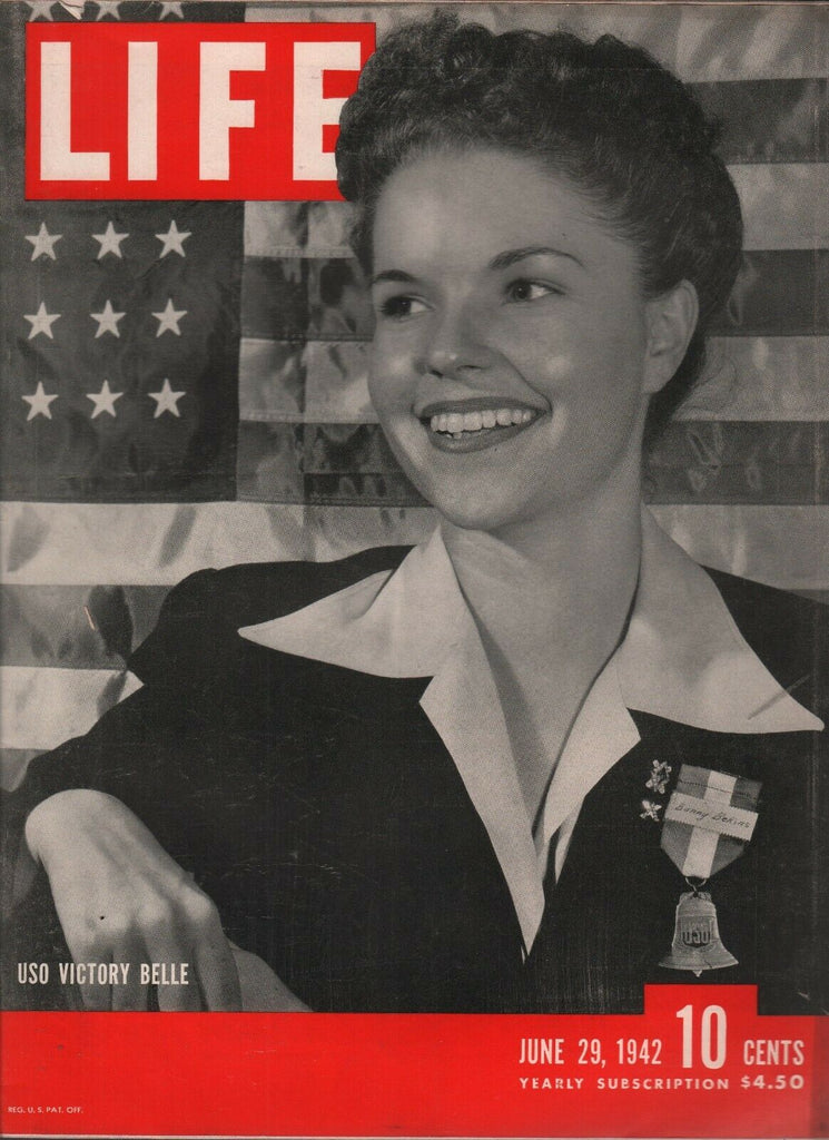 Life June 29 1942 USO Victory Belle WWII Vintage Ads 081619AME