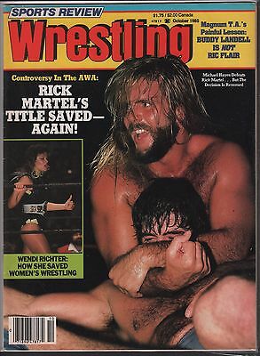 Sports Review Wrestling October 1985 Rick Martel, Michael Hayes EX 120815DBE