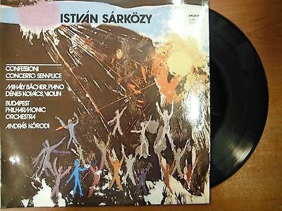 33 RPM Vinyl Istvan Sarkozy Confessioni Hungaroton Record SLPX125Stereo 021615SM