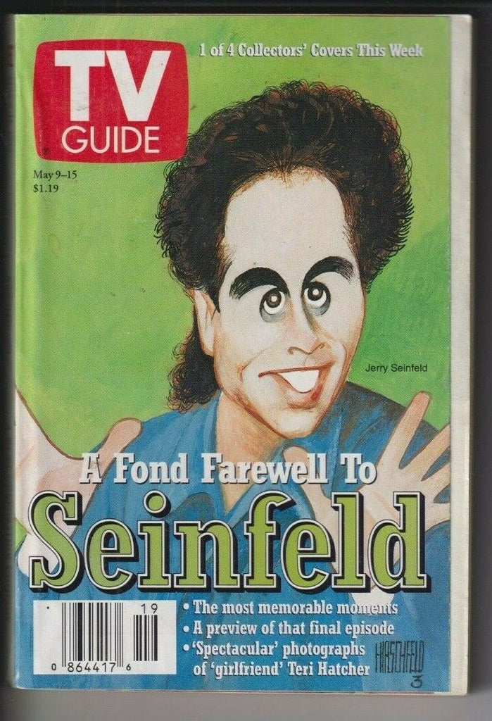 Tv Guide Mag Jerry Seinfeld Teri Hatcher May 9-15, 1998 111019nonr