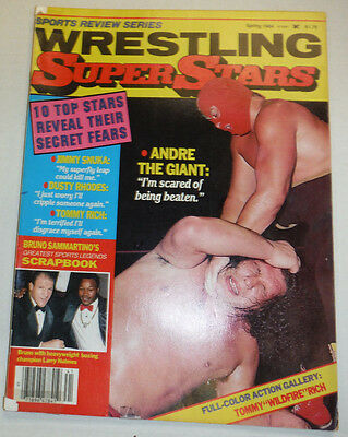 Wrestling Superstars Magazine Andre The Giant & Jimmy Snuka Spring 1984 022415r